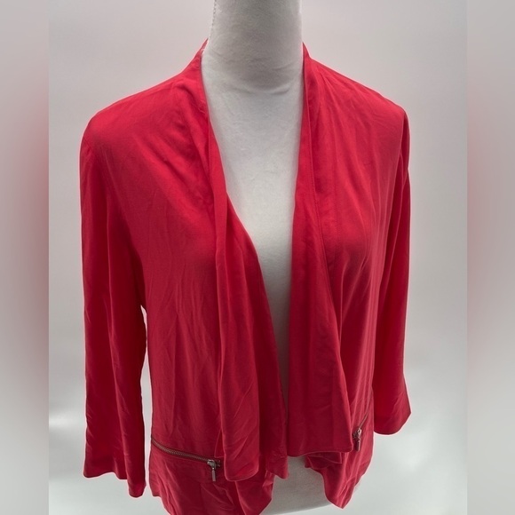 Chico's Slinky Cardigan Edgy Silhouette Sz 1 (M) - Picture 1 of 10
